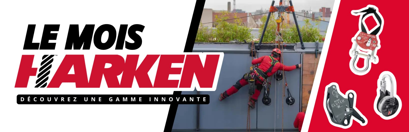 Les solutions de sécurité et de sauvetage HARKEN sont incontournables pour les interventions d'accès difficiles